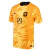 11031 MAILLOT PAYS BAS DOMICILE FRENKIE DE JONG 2022 2023
