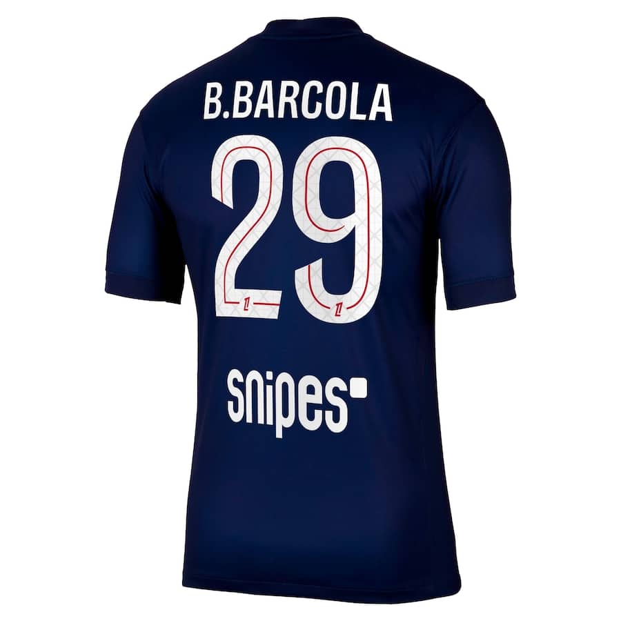 MAILLOT PSG DOMICILE BARCOLA 2025-2026